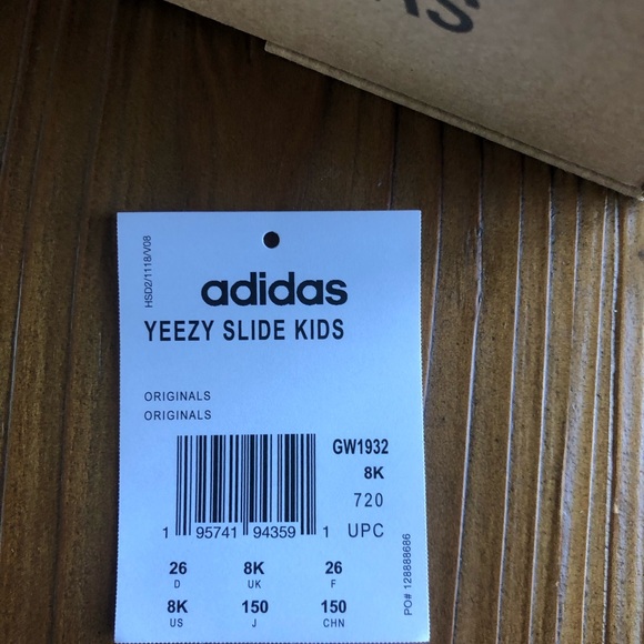 yeezy slides ochre (kids) - Picture 3 of 6